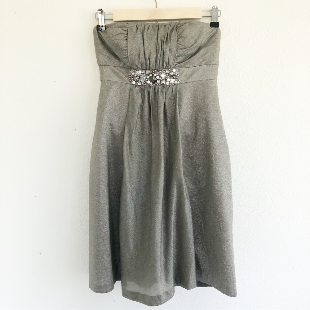 Kay Unger Dress with Embellished Waist Size 4